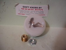 Mudflap Girl 2 18 Custom Shift Knob Car Truck Bike  Solid White 