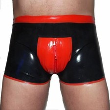 100% lateksowe gumowe gumowe szorty wsuwane 0,45 mm majtki krótkie spodnie