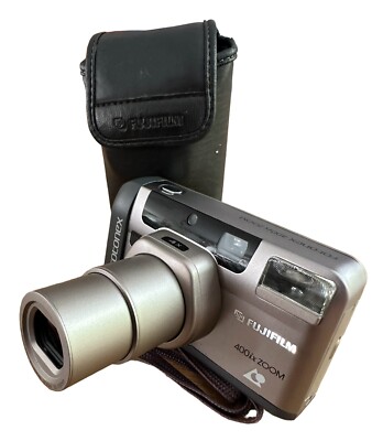 Fujifilm Fotonex 400ix Zoom APS Point & Shoot Kamera 4x Zoom mit Tasche getestet!!