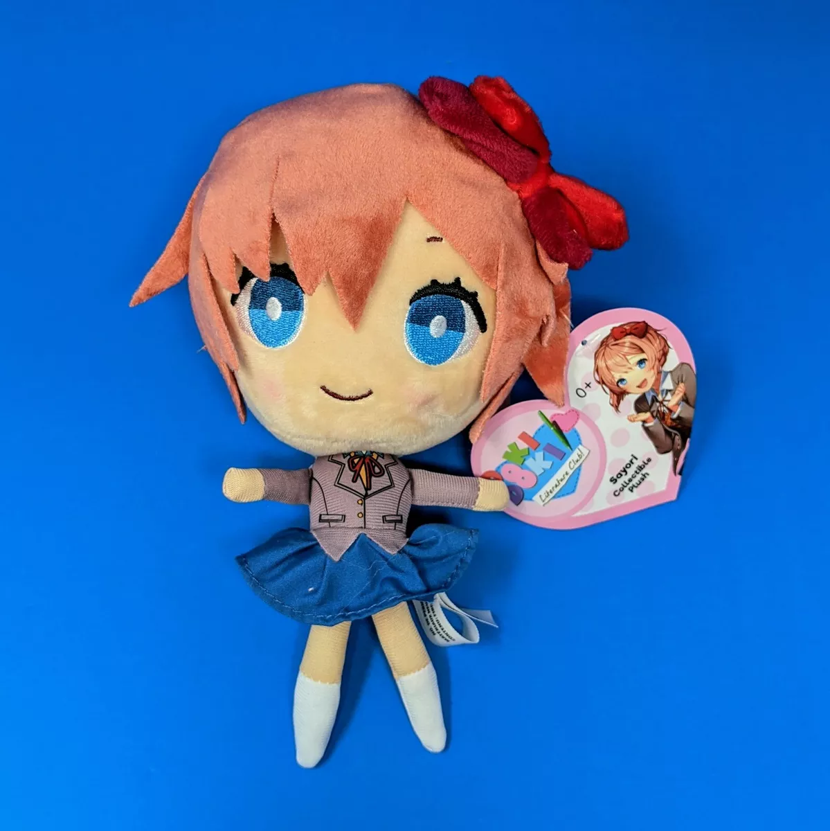 Official Doki Doki Literature Club Plus Sayori Plush Figure 8.5 Doll DDLC