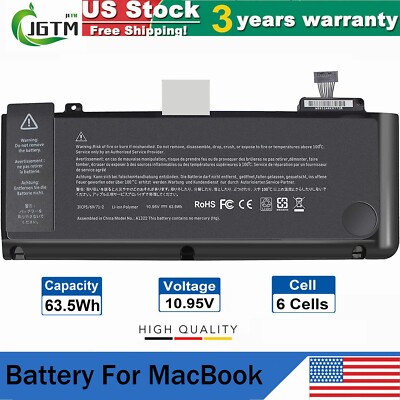A1322 Battery For Macbook Pro 13'' A1278 Mid 2009/2010/2011/2012 TOP Quality New