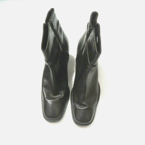 Stivaletti Karen Scott in pelle marrone con zip 10 M marrone - Foto 3 di 8