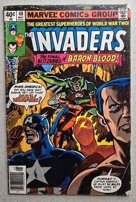 The Invaders #40 (Marvel Comics May 1979)