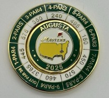 The Masters Tournament Magnetic 2025 BM Augustal NationalYardage Holder