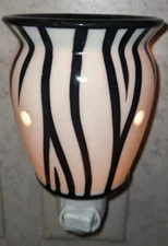 Scentsy Zebra Plug-In Wall Mini Electric Wax Scentsy Warmer No Box