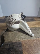 Venetian Masquerade Mask Italy Victorian Style Del Galeone 2017 Long Nose