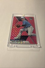 2021 Panini Mosaic - Joey Wendle #81 Pink Fluorescent Mosaic Prizm /10