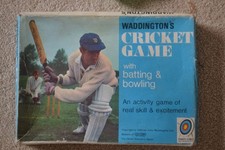 Vintage Waddingtons Cricket Game With Batting and Bowling By Target Games