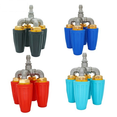 #ad High Pressure Washer Rotary Nozzle Light Blue Ceramic Core 360° Turbo Spray Head $65.69