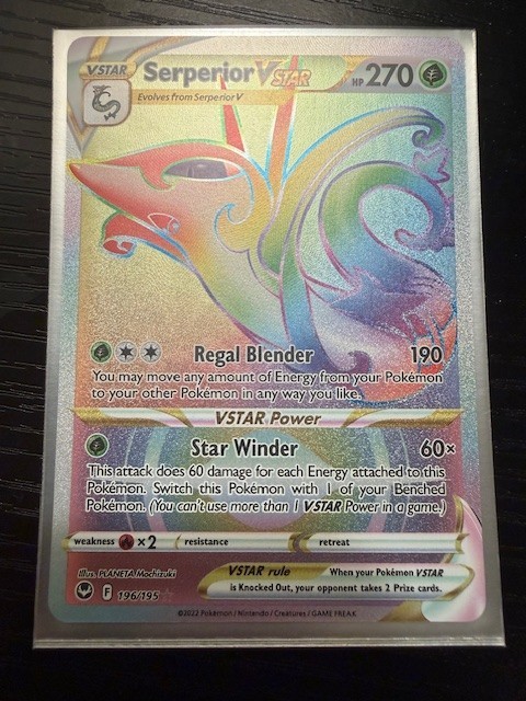 Serperior VSTAR (Secret) 196/195 Swsh12: Sword & Shield - Silver Tempest Holo