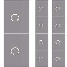 ( PAK of 10  ) military grade snap ring MS16625-1112