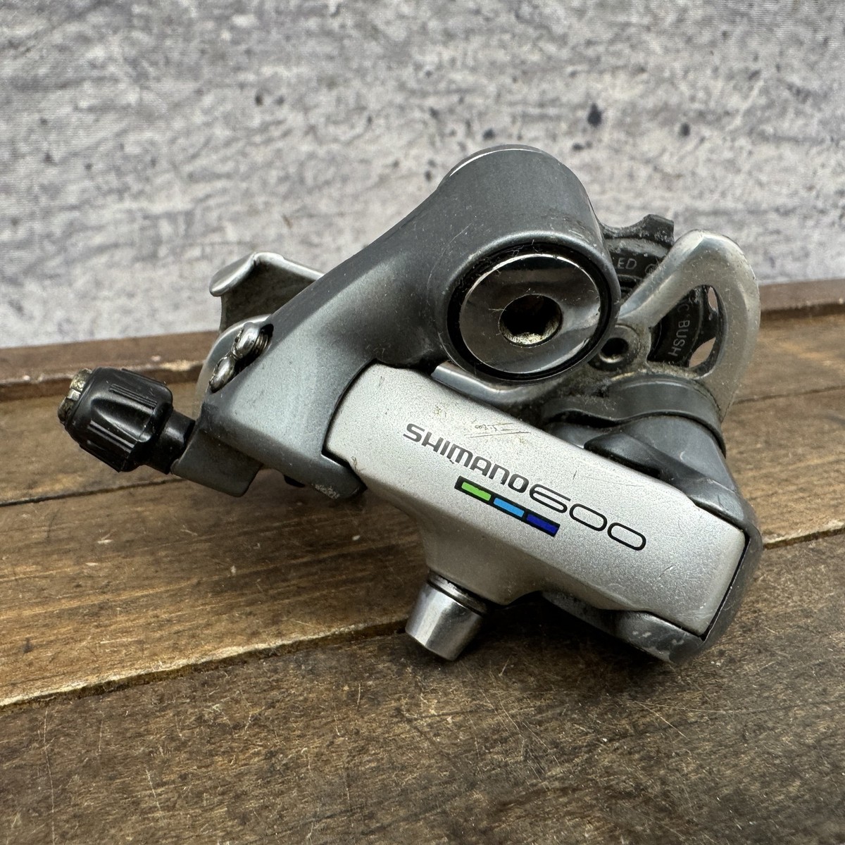Vintage Shimano 600 Ultegra RD-6401 Rear Derailleur 8 Speed Short
