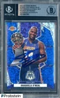 Shaquille O'Neal HOF Signed 2021 Mosaic Fast Break Blue /85 BGS BAS AUOT