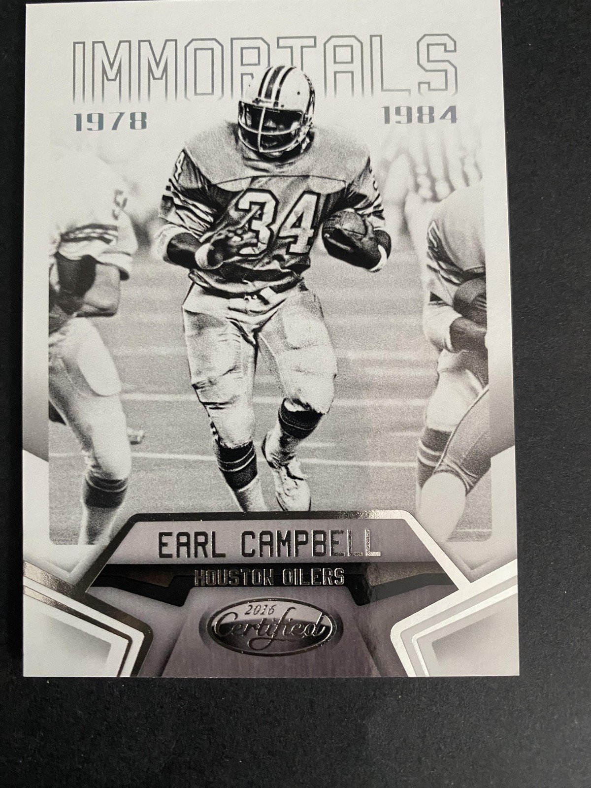 2016 Panini Certified #112 Earl Campbell Mirror #/499