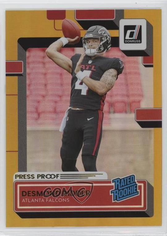 2022 Panini Donruss Rated Press Proof Premium Desmond Ridder #304 Rookie RC 12g7