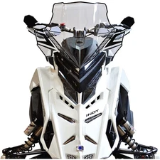 Powermadd Cobra Windshield - Mid - Clear/Black - 18" - for Polaris Matryx 14630