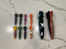 VINTAGE SWIM WAYS TOYPEDO SWIMMING POOL TORPEDO UNDERWATER Toy Lot Of 10