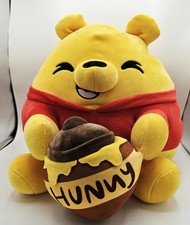 ZURU Disney Winnie-The-Pooh W/ Honey Pot Stuffed Toy Plushie Soft Squish EUC