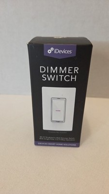 iDevices IDEV0009 120VAC Wi-Fi Enabled Smart Dimmer Switch - White - New in Box
