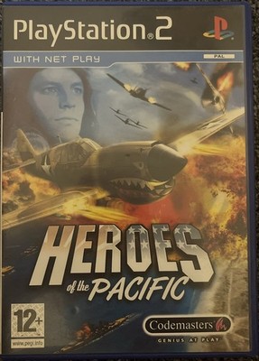Sony PlayStation 2 PAL Black Label Heroes Of The Pacific CIB Handbuch Codemasters
