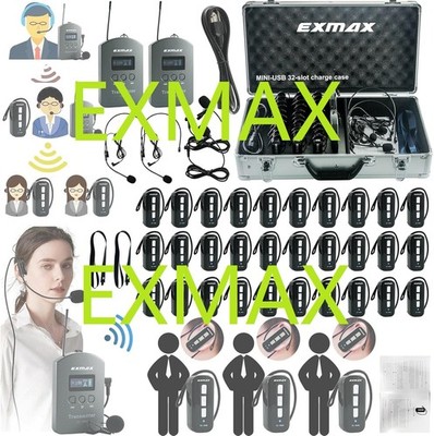 EXMAX EX-388 Wireless Tour Guide System for Conference Lectures Engineering