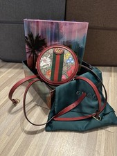 Gucci Round Floral GG Web Stripe Crossbody Ba...