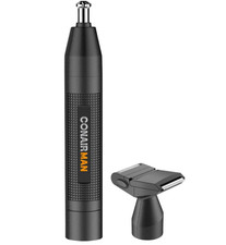 ConairMan Nose Hair Trimmer for Men, For Nose, Ear, and Eyebrows, Patent 360 Bev