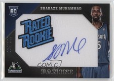2013-14 Panini Rated Rookies 64/100 Shabazz Muhammad #22 Auto 0ud4