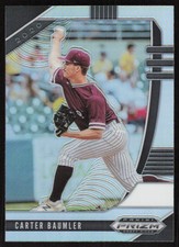 2020 Panini Prizm Draft Picks Silver Prizm Carter Baumler #PDP133