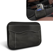 Xuphuyb Car Seat Side Pocket Organizer, PU Leather Car Seat Gap Filler Bag, C...