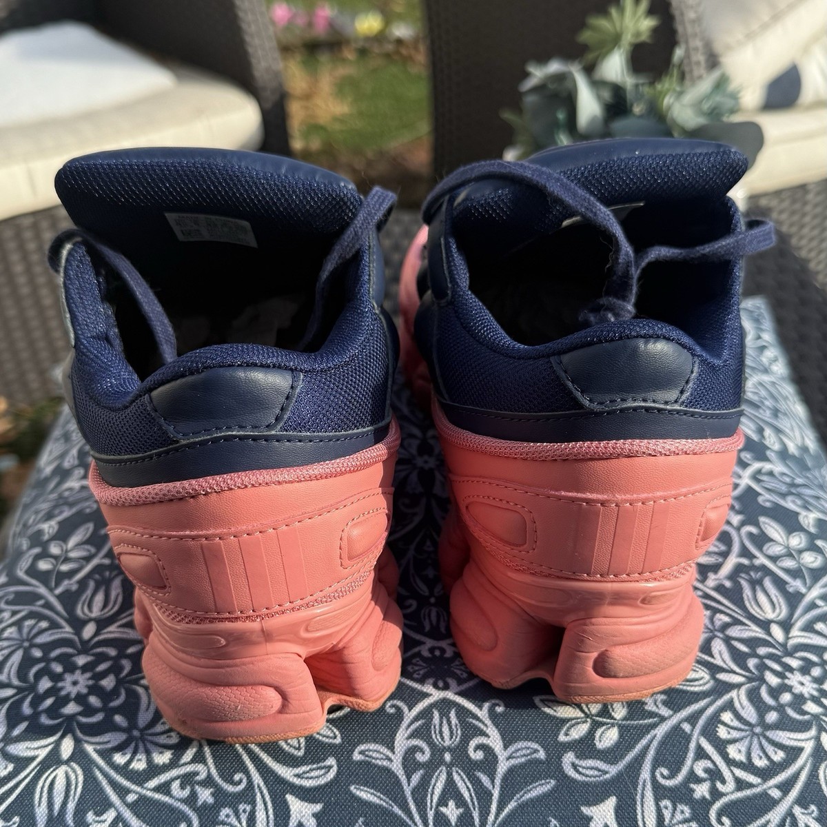 Adidas Raf Simons Ozweego Size 8.5 Pink Rose Blue Sneakers Shoes