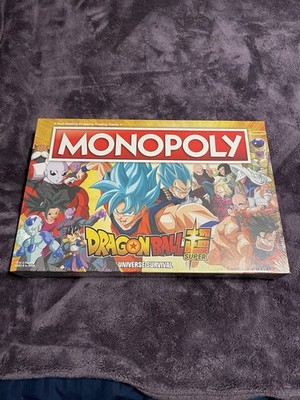 Monopoly Dragon Ball Z Edition Board Game 2017 Complete Set New