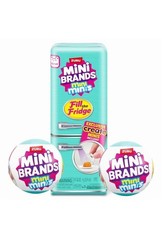 ZURU Mini Brands Fill the Fridge Playset SEALED - 5 Exclusive Minis PLUS 2 BALLS
