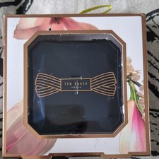 Ted Baker Perfect Reflection LED Portable Square Compact Mirror Black/Gold