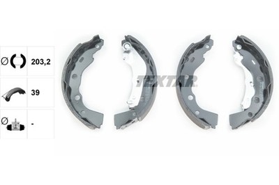 TEXTAR Bremsbackensatz 91056400 für MITSUBISHI CARISMA SPACE STAR 16V DG1A DA1A