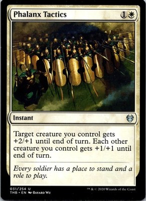 Magic: The Gathering Instant Phalanx Tactics Uncommon Regular