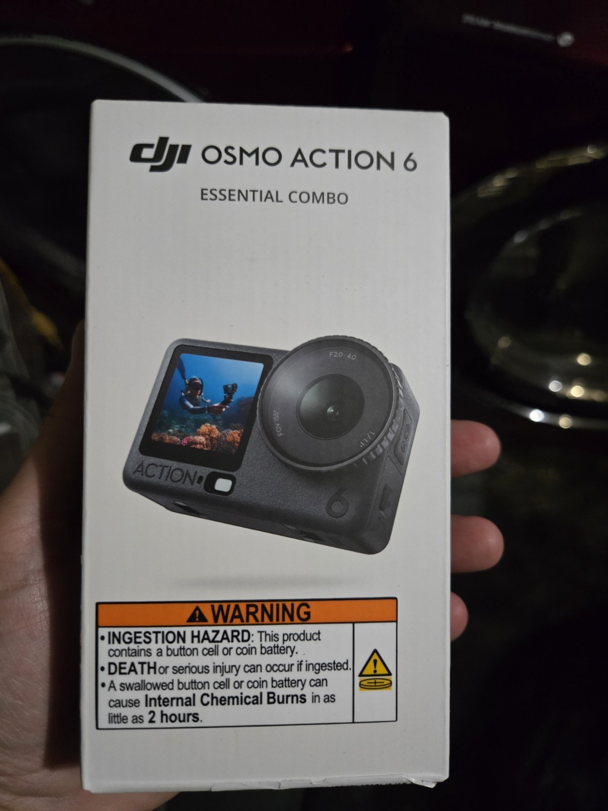 8k Essential Combo DJI Osmo Action 6 4K Waterproof Action Camera 50GB 4Hr Steady