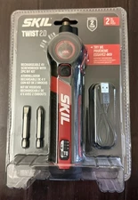 SKIL Twist 20 4V Cordless Electric Screwdriver with Pivoting Head and Torque New
