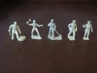 MARX VINTAGE SERVICE STATION CREAM  FIGURES LOT OF 5