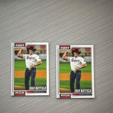 2026 Topps Series 1 First Pitch Shad Mayfield Texas Rangers -Lot 2x