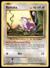 Rattata 66/108 Common Evolutions Pokemon LP