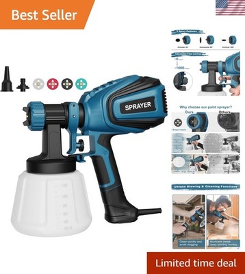 Ultimate 700W HVLP Spray Gun with Blowing Joint - Perfect for Any Paint Project