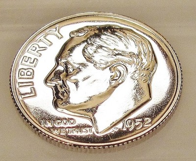 1952 Gem  Proof  ''EYE CANDY'' Dime 90% Silver Blazing Luster  #324 ~ 4