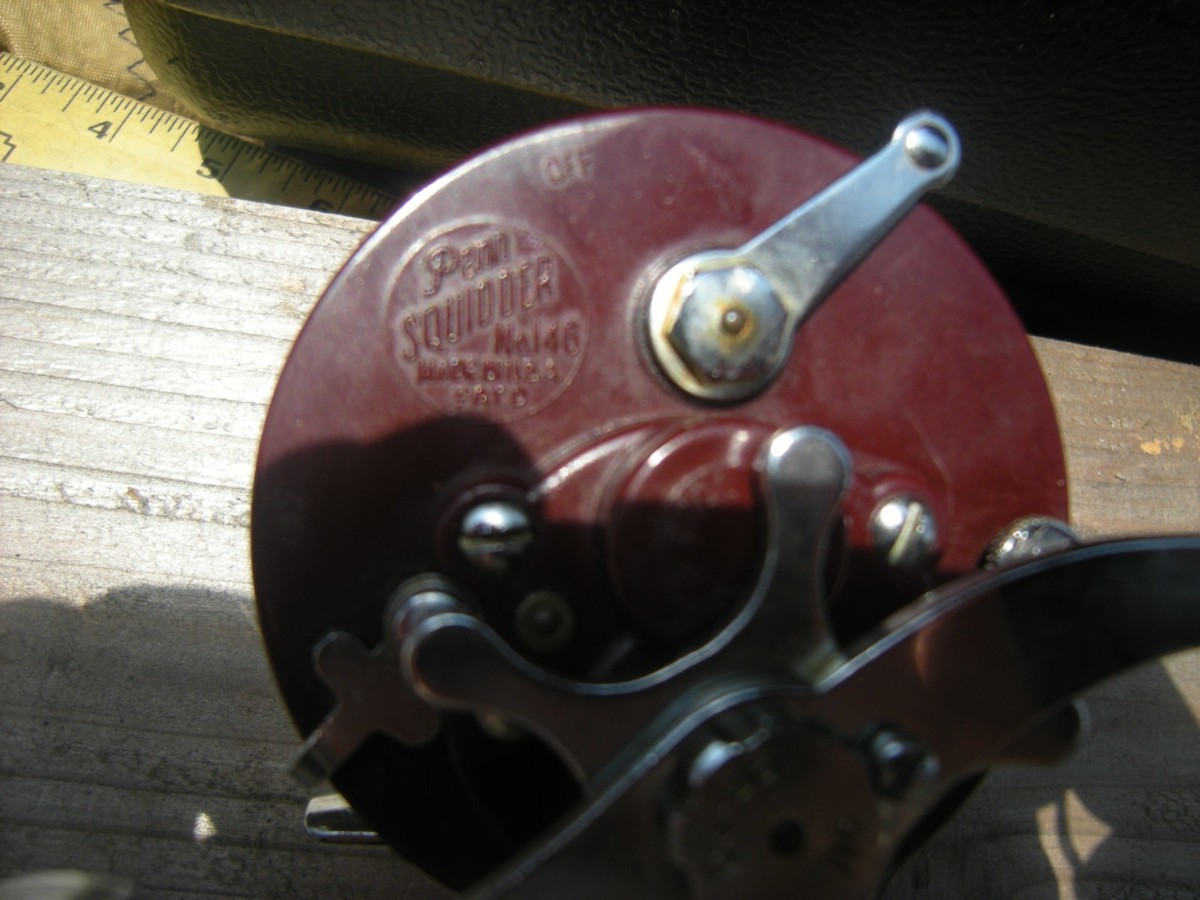 Vintage Penn Squidder Jr No. 146L Fishing Reel - Super Clean | eBay