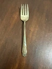 Enchanted Rose by International Silver , Sterling Silver Salad Fork 6 1/2"
