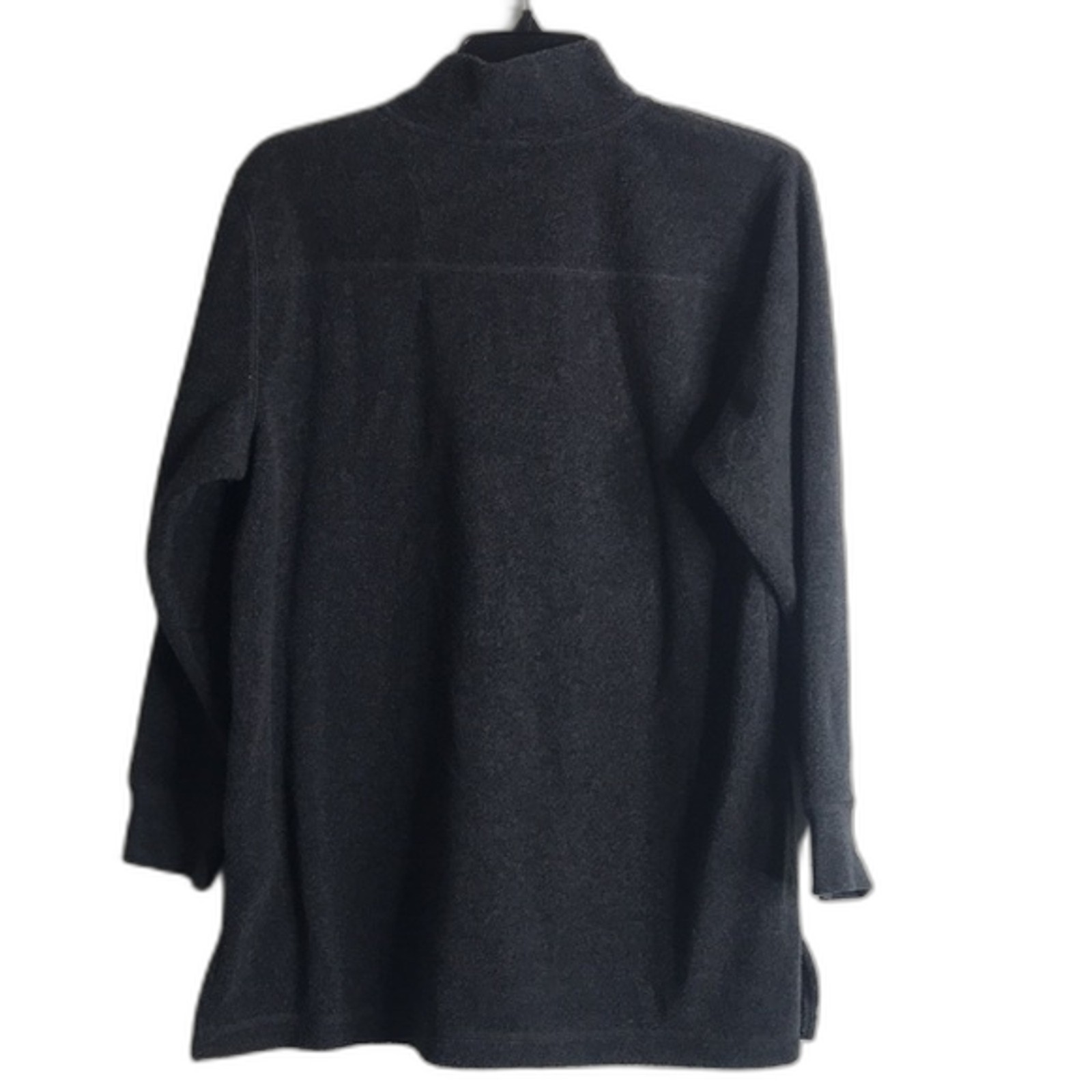 Soft Surroundings Gray Cuddle Pullover sweater to… - image 9