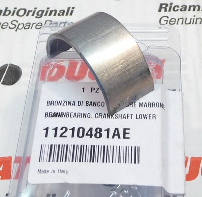 2008 Ducati D16RR Desmosedici crankshaft bearing half shell 11210481AE -AE