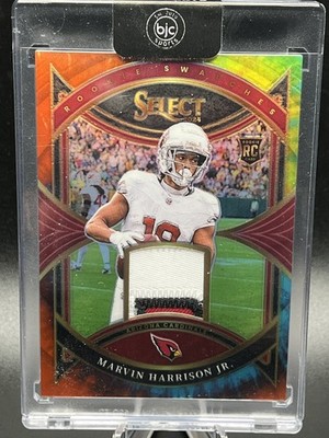 2024 Panini Select - Rookie Swatches - Marvin Harrison Jr. Tie-Dye /25 [RC, MEM]