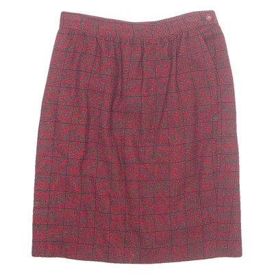 PENDLETON Damen Bleistiftrock Rot Midi Wolle Gingham S