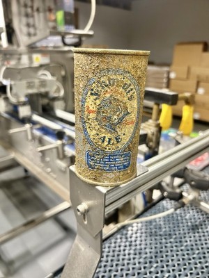 Schmidt s Tiger Brand Ale PA Tax Stamp On Lid Flat Top Beer Can Philadelphia,PA.